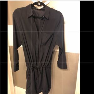 Theory Long Sleeve Romper